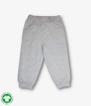 Boys Grey color pants with elastic waistband