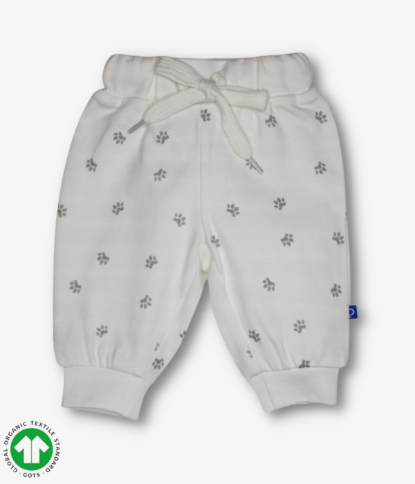 Boys Ivory color pants with elastic waistband