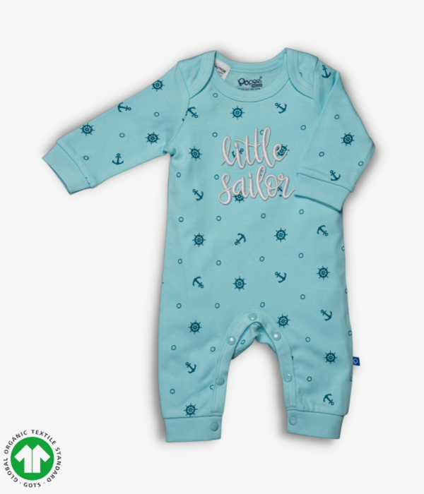 Boys Foot open full sleeve jumpsuit/ all in one/ onesie/fullsie/ romper/ sleepsuit with snaps at crotch